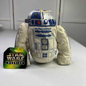 Vintage 1997 Kenner Star Wars Buddies R2-D2 Plush Toy